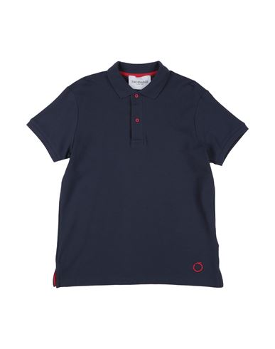 Kid Boy Polo shirt Navy Size 12 Cotton