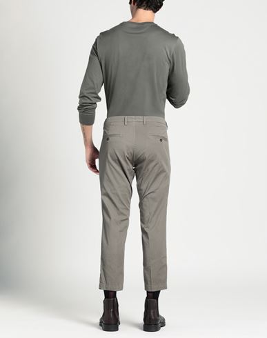 Man Pants Grey Size 35 Cotton, Elastane