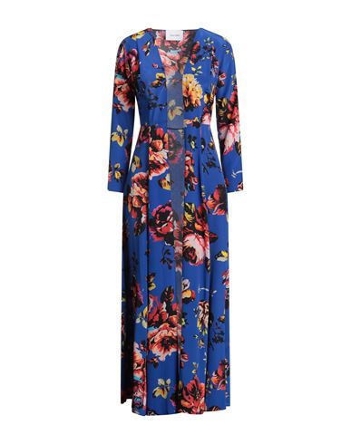 Woman Overcoat & Trench Coat Blue Size XS/S Silk