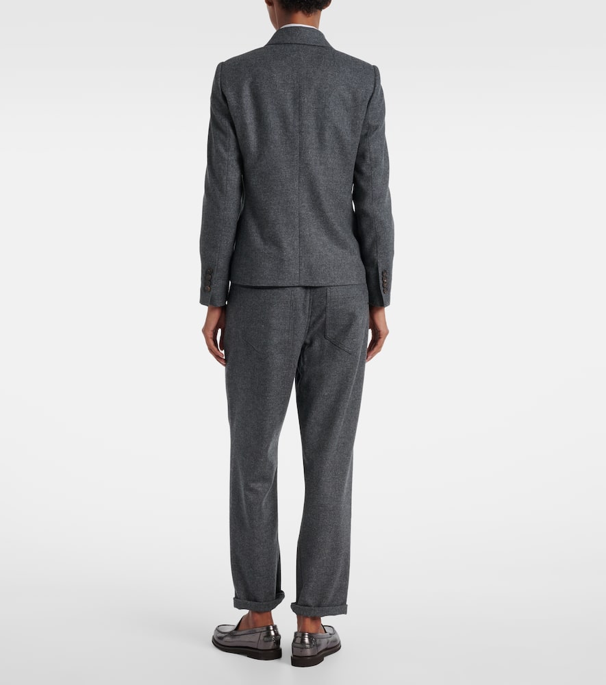 Wool and cashmere blazer