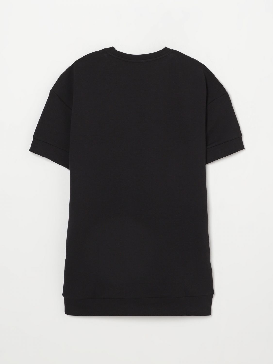 Logo-print T-shirt dress - Black