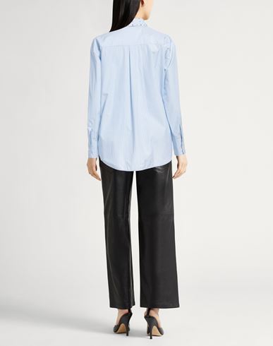 Fabiana Filippi Woman Shirt Sky blue Size 14 Cotton