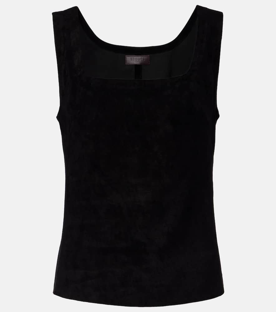 Edie suede tank top