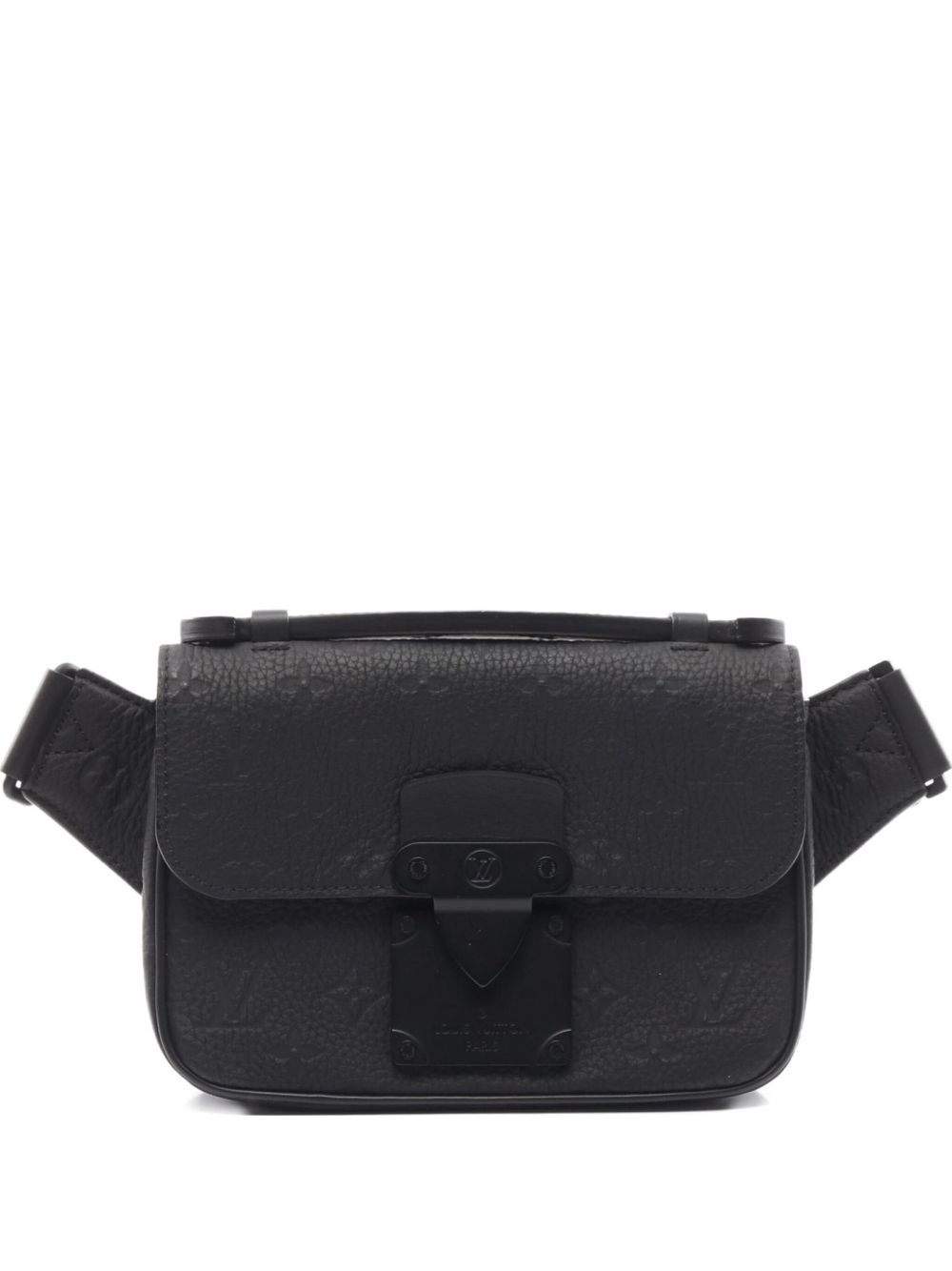 2021 S Lock Messenger shoulder bag - Black