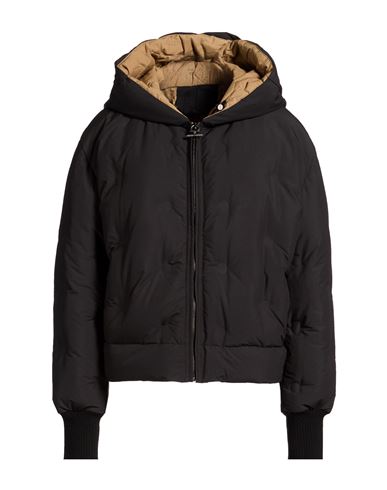Woman Puffer Black Size 8 Polyester
