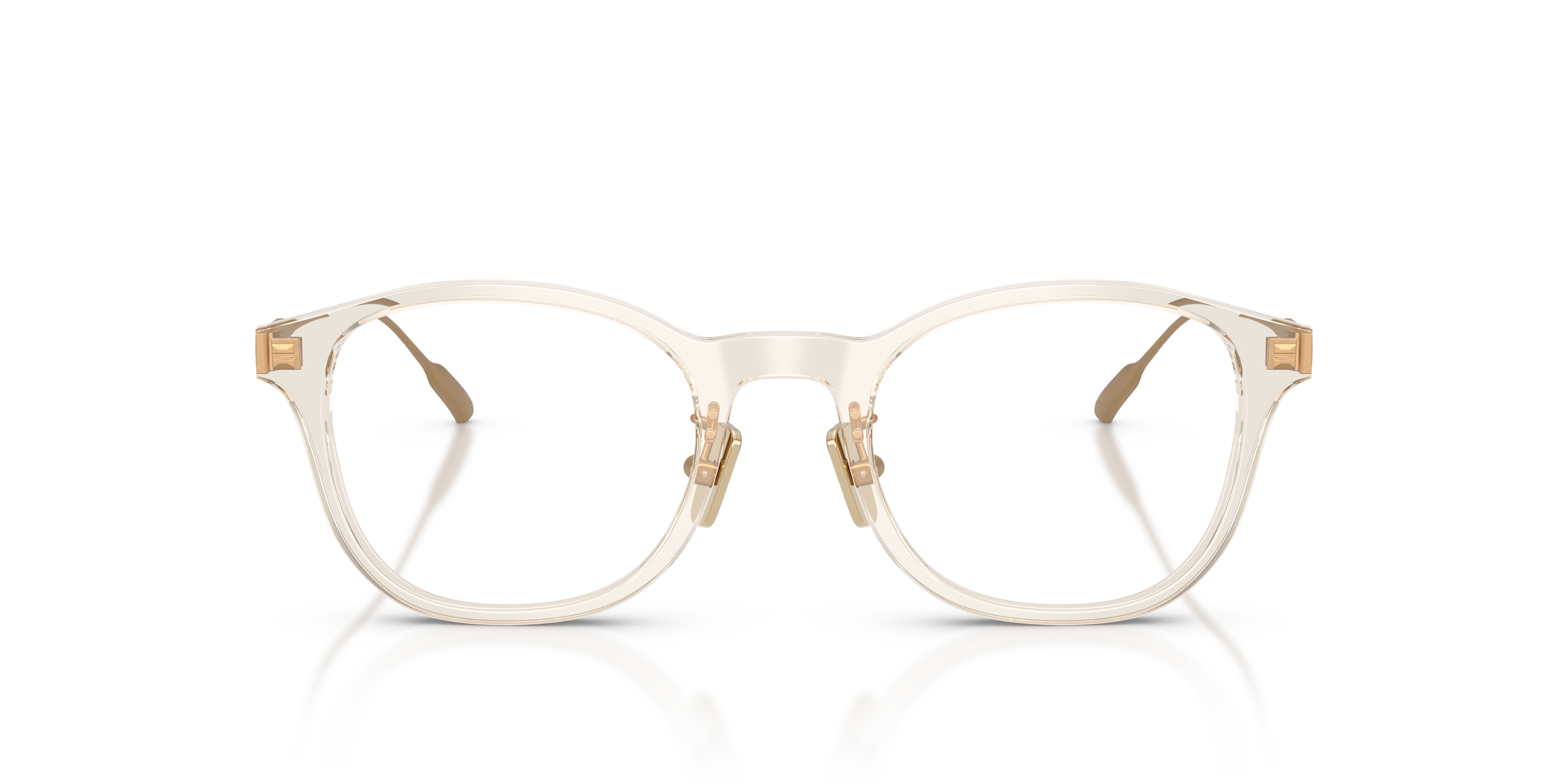 Moncler Unisex Moncler ME2030D 3003 Monturas ópticas Acetato Blanco Transparente Pantos Norma