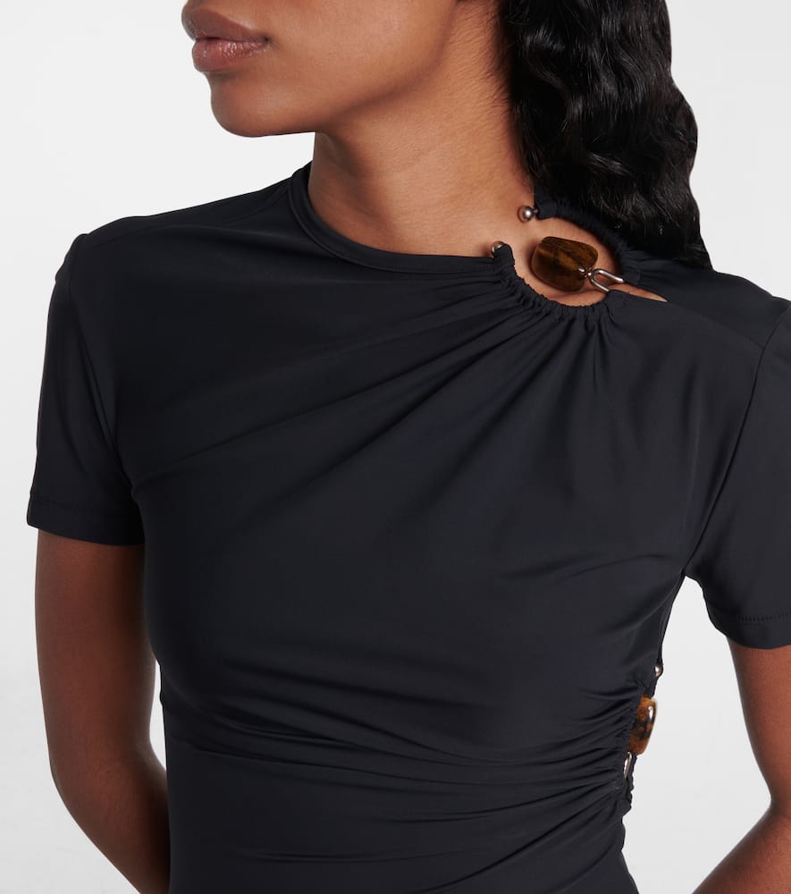 Orbit ruched minidress
