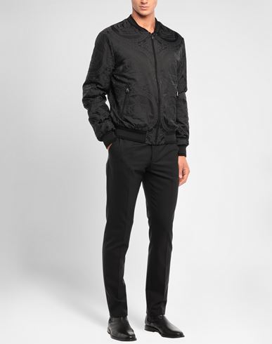 Man Jacket Black Size 34 Polyamide, Polyester, Cotton, Elastane