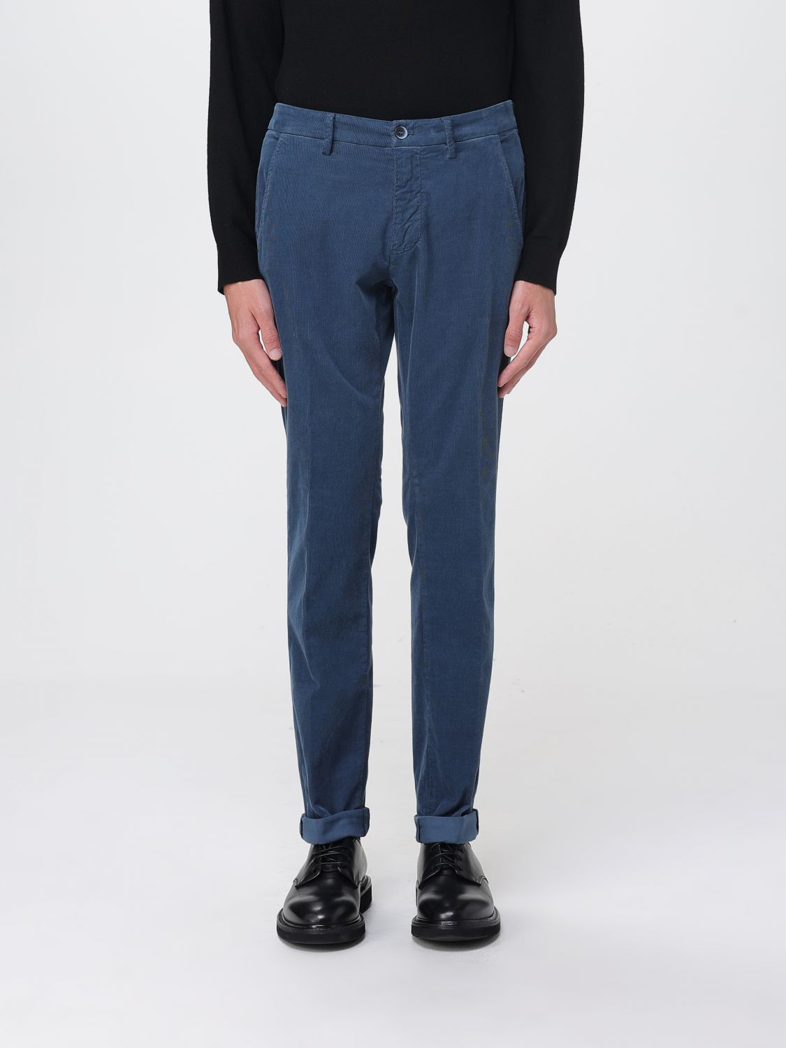 Pants Men color Gnawed Blue
