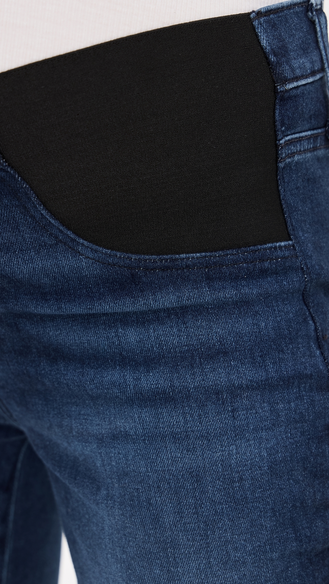 Claudine Maternity Jeans with Raw Hem Sail Away