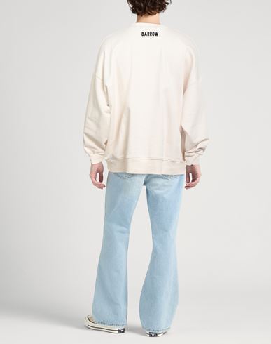 Man Sweatshirt Beige Size XL Cotton