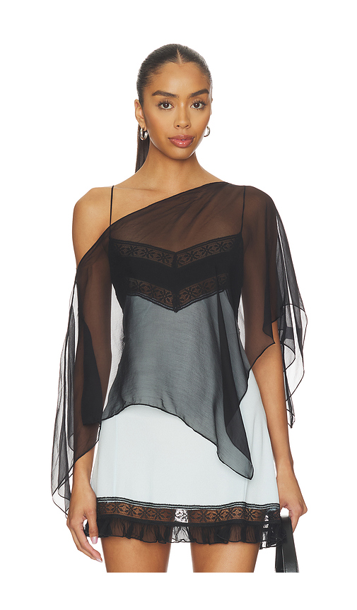 BUCI Honeycrisp Poncho in Black