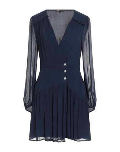 Woman Mini dress Blue Size 4 Cupro