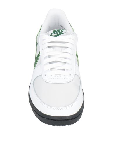 Nike Man Sneakers White Size 11 Leather, Textile fibers