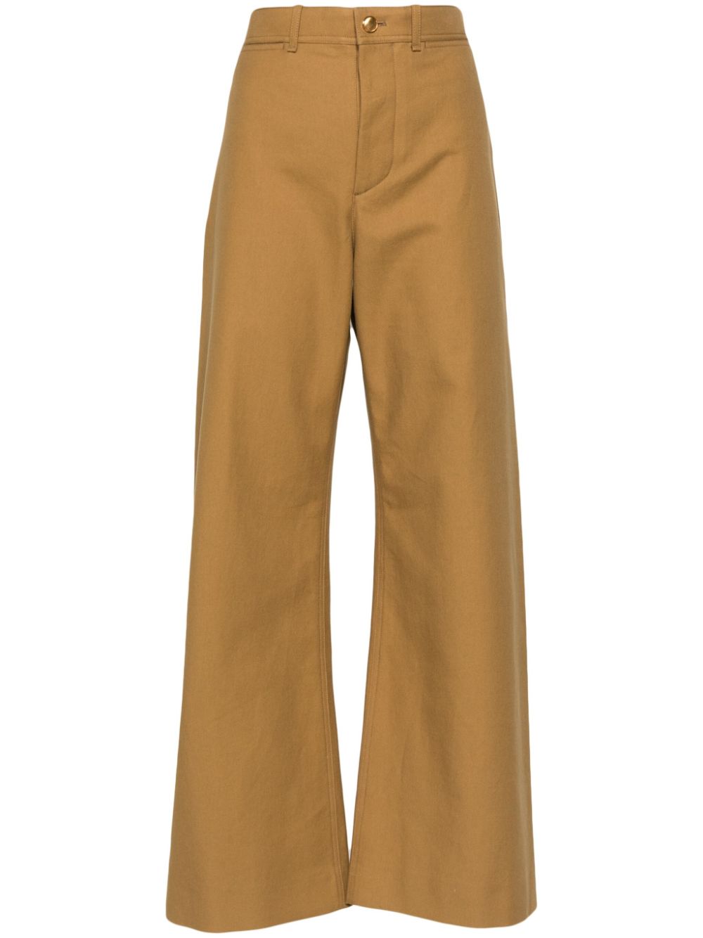 Wide-leg trousers - Brown