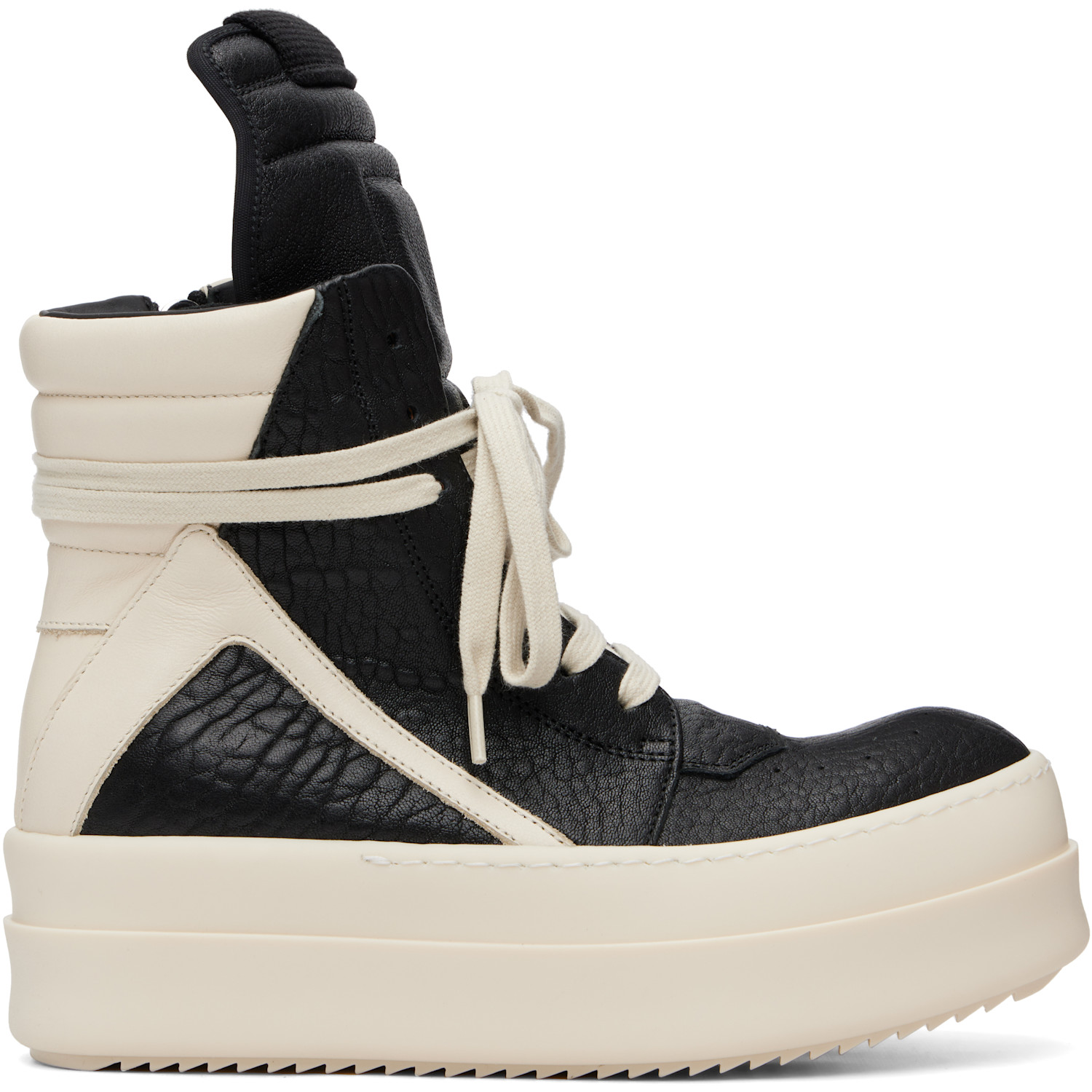 Black & Off-White Temple Mega Bumper Geobasket Sneakers