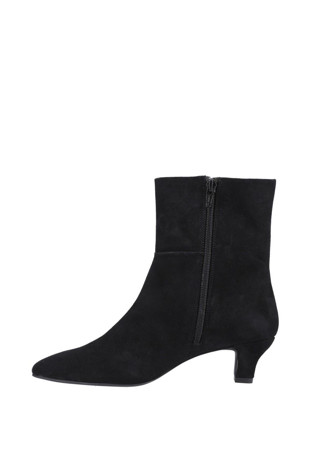 Hush Puppies Women's Nahla Kitten Heel Boot in Black