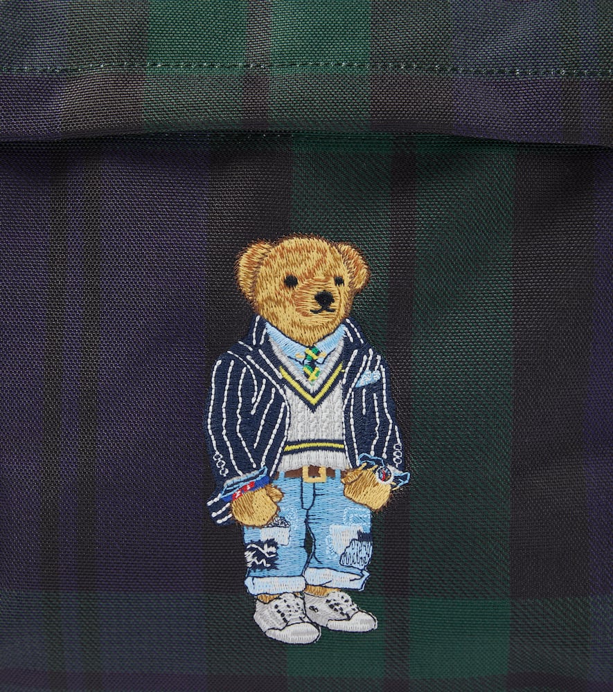 Polo Bear checked backpack