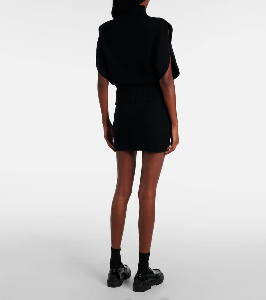 Zaya knitted cashmere top