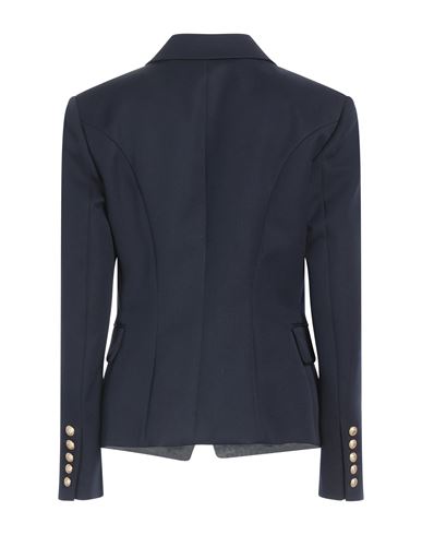 Woman Blazer Midnight blue Size 14 Wool