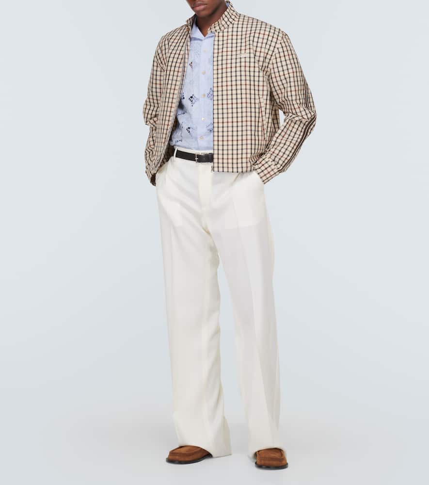 Wales Bonner Highlife floral cotton-blend bowling shirt