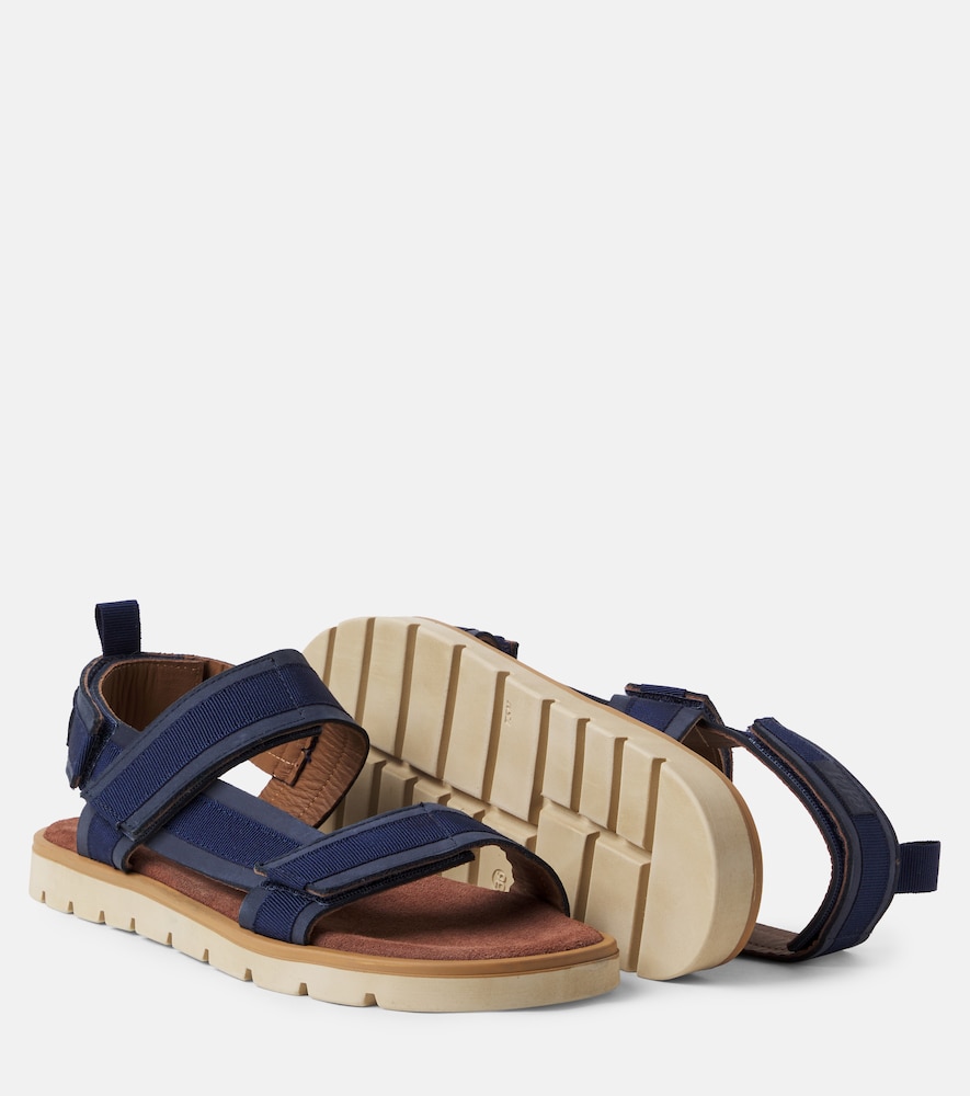 PèPè Summer grosgrain and leather sandals