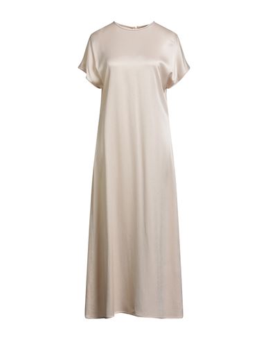 Woman Midi dress Beige Size 2 Viscose, Wool