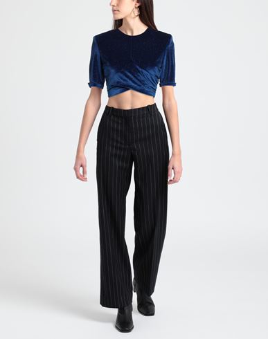 Woman Top Blue Size 4 Polyester, Elastane