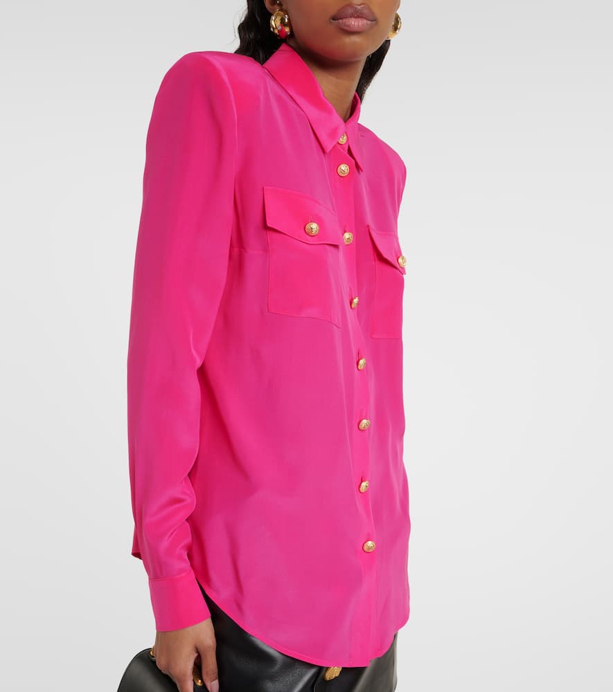 Silk crêpe de chine shirt