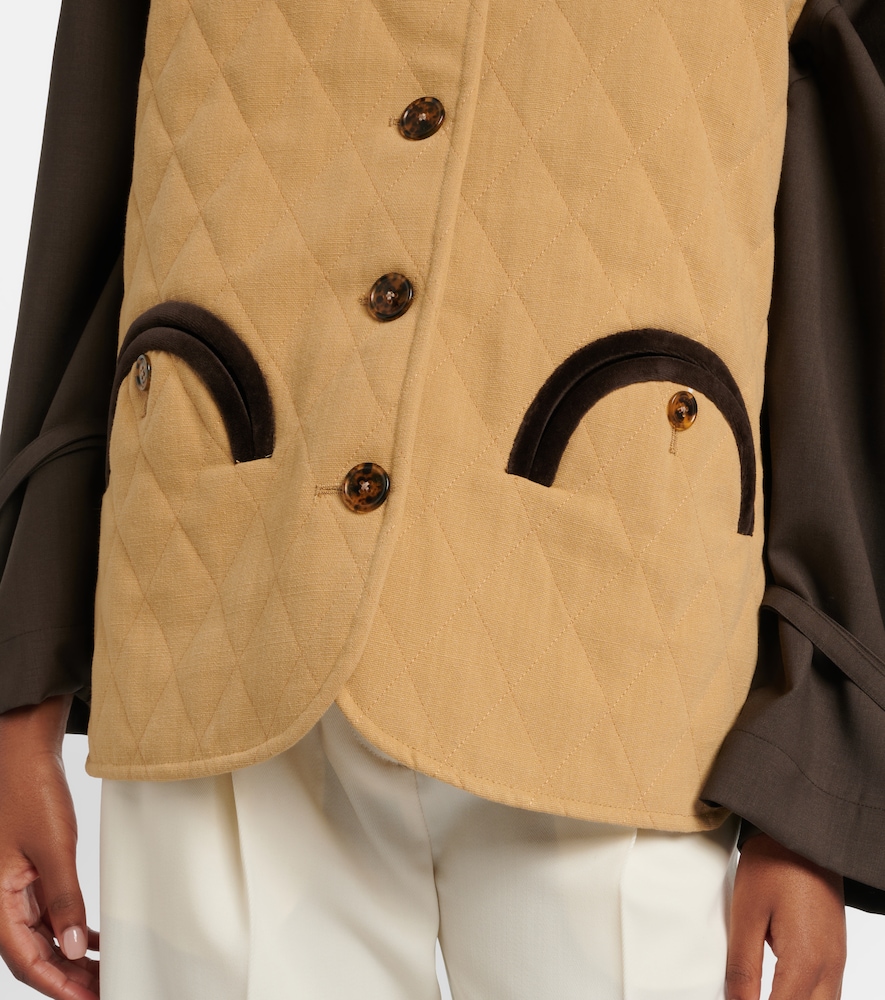Blazé Milano Suffolk quilted cotton vest
