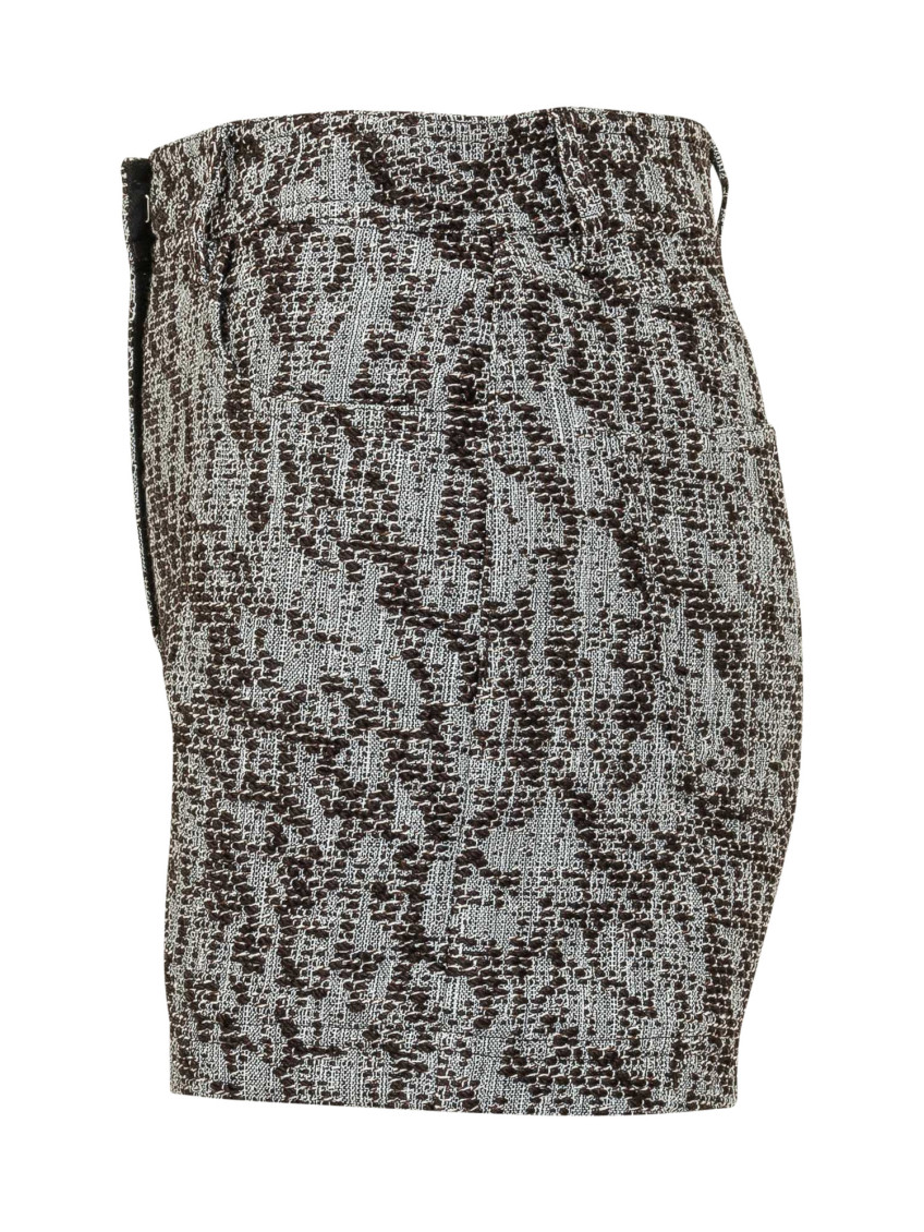 Black Graphic Shorts
