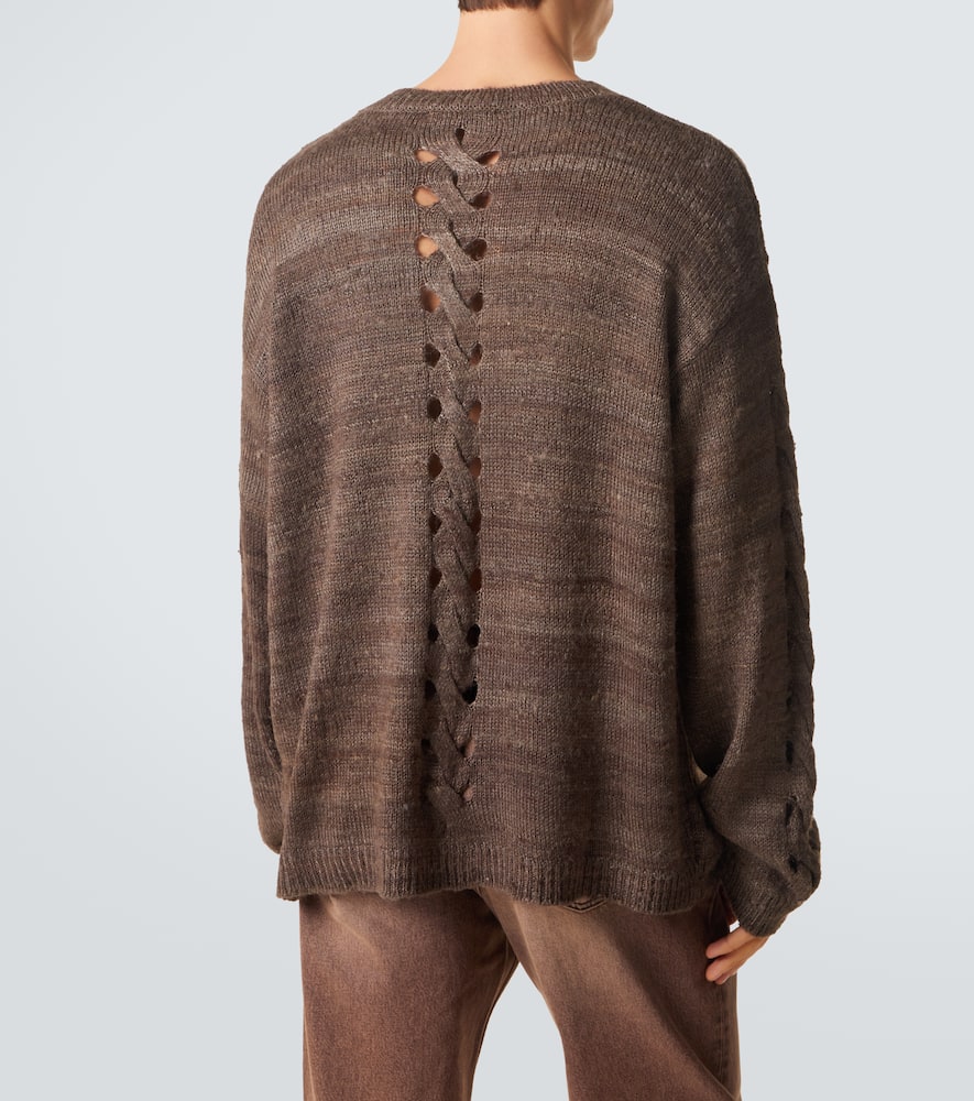 Popover silk sweater