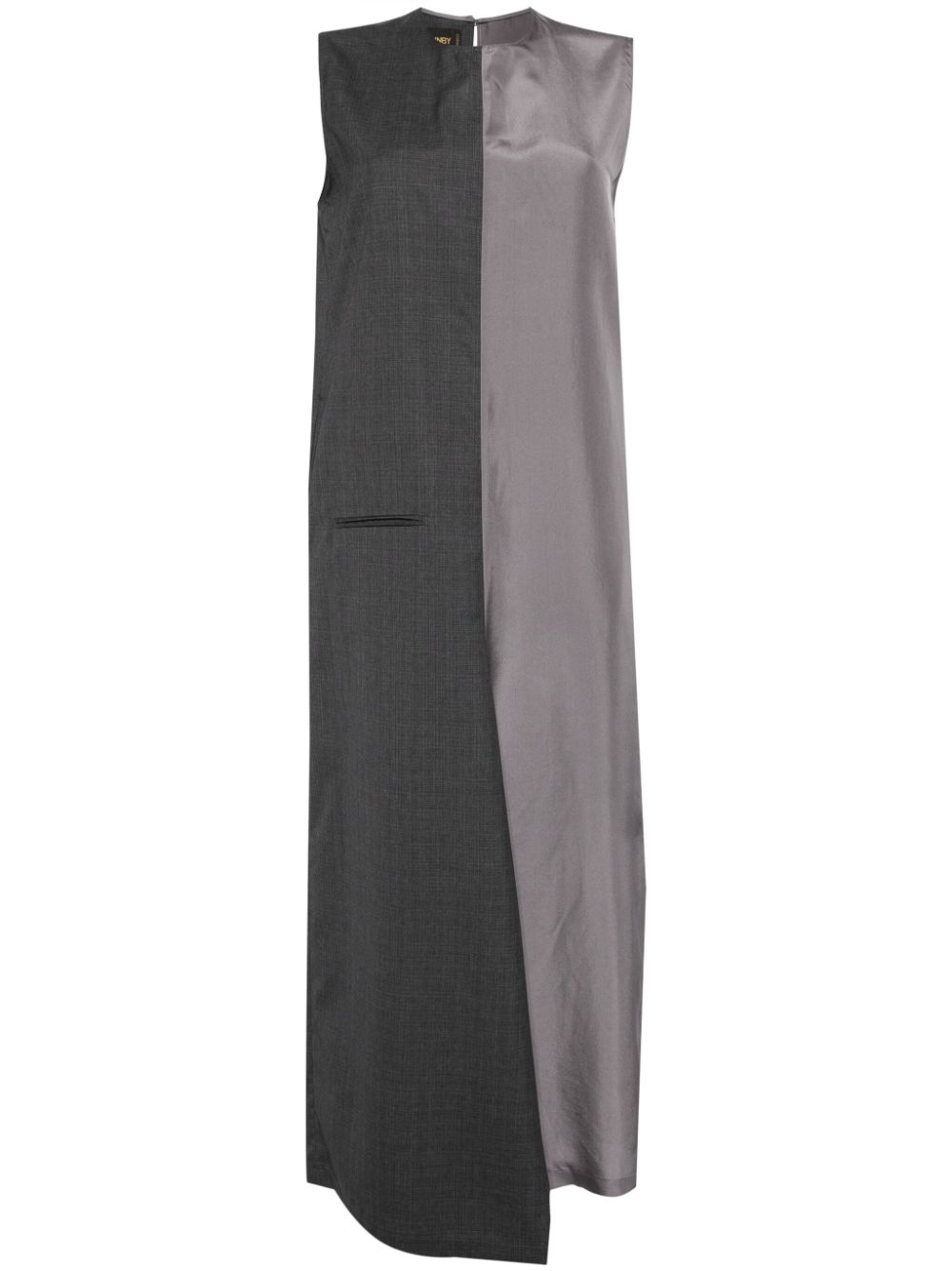 Panelled sleeveless maxi dress - Grey