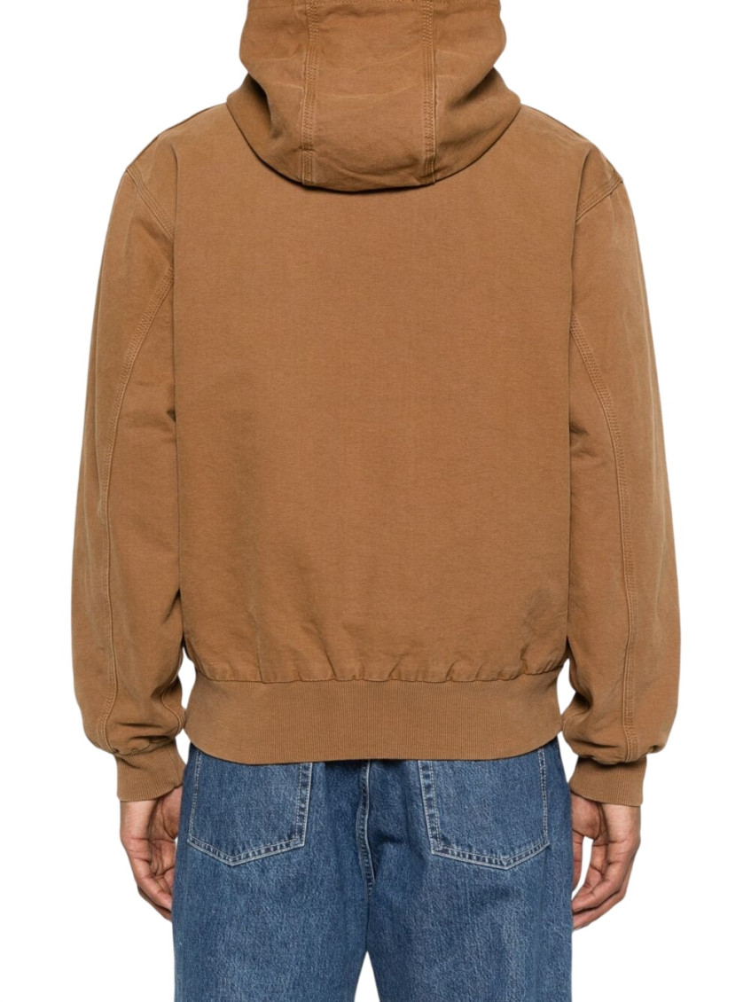 Carhartt Wip - hooded silk nylon blend bomber jacket