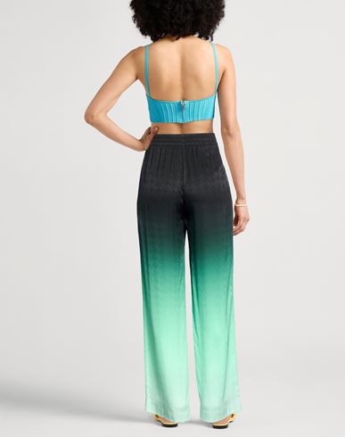Woman Pants Black Size 10 Silk