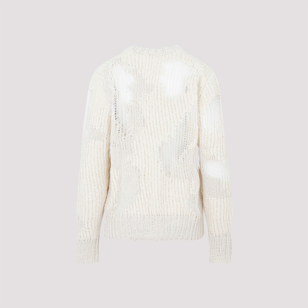 Off-White Silk Sweater