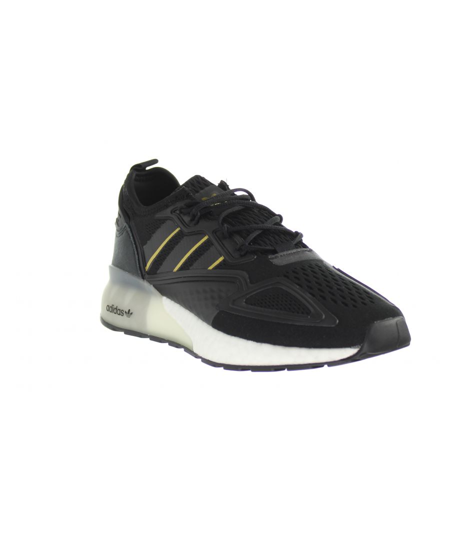 Adidas ZX 2K Boost Mens Black Trainer