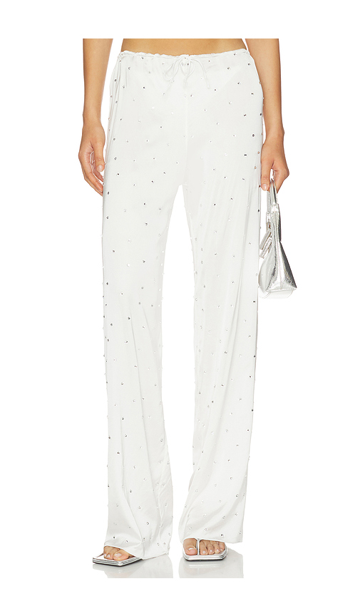 Oseree Bridal O Gem Pants in White. L. Also in