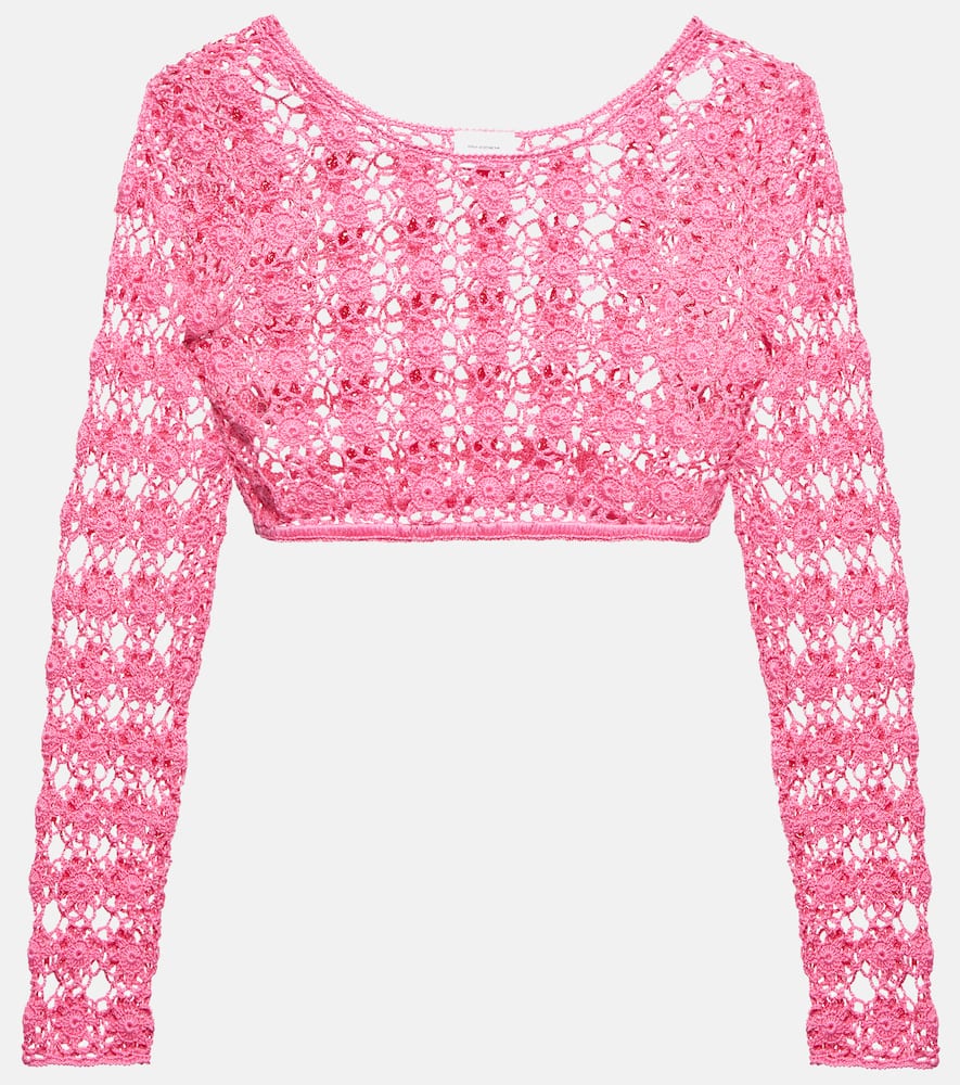 Bella crochet cotton crop top