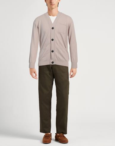Man Cardigan Beige Size 36 Cashmere