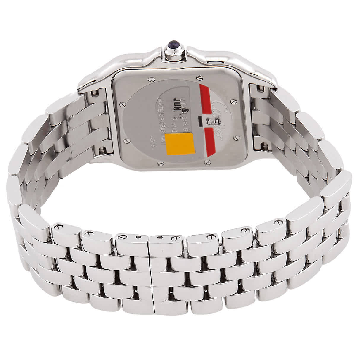 Panthere De Quartz Silver Dial Ladies Watch WSPN0011