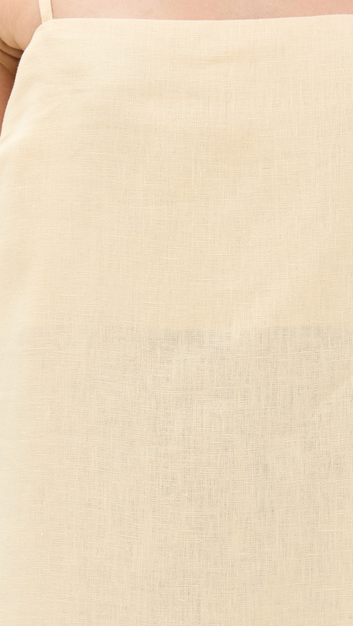 Reformation Aubree Linen Dress Parmesan 