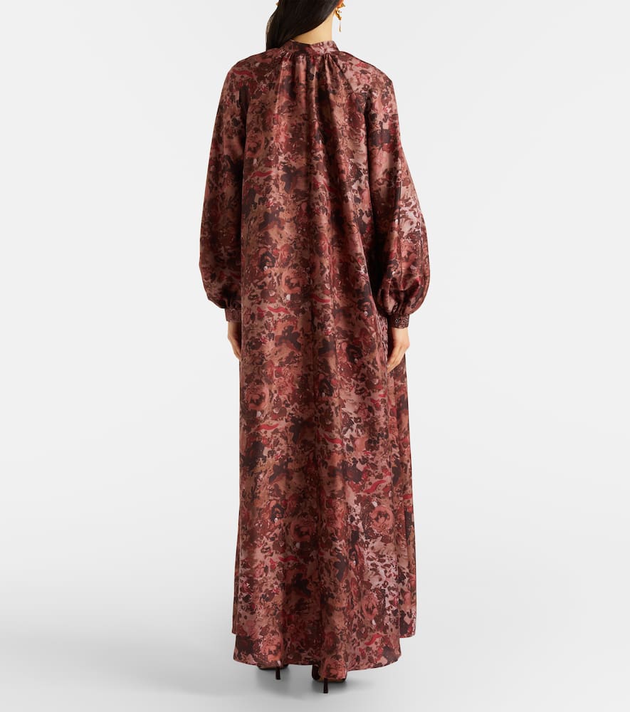 Alpe embellished silk maxi dress