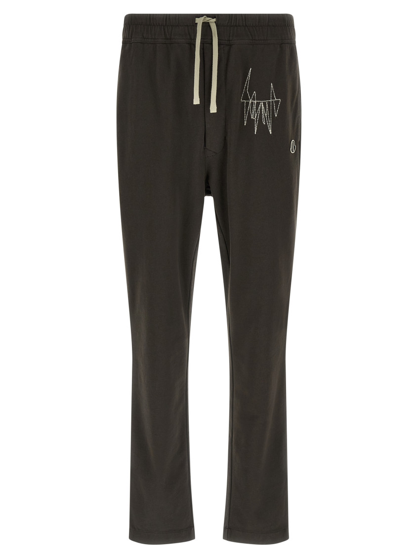 Rick Owens - moncler jogger trousers embroidered pocket