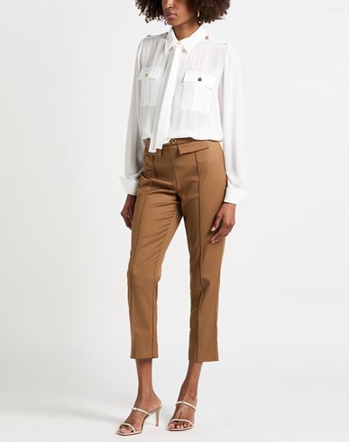 Woman Jumpsuit Brown Size M Polyester, Viscose, Elastane