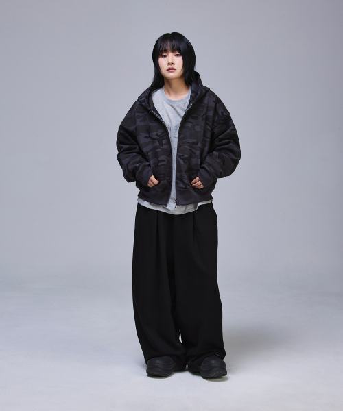 88 Crop Hooded Zip-Up