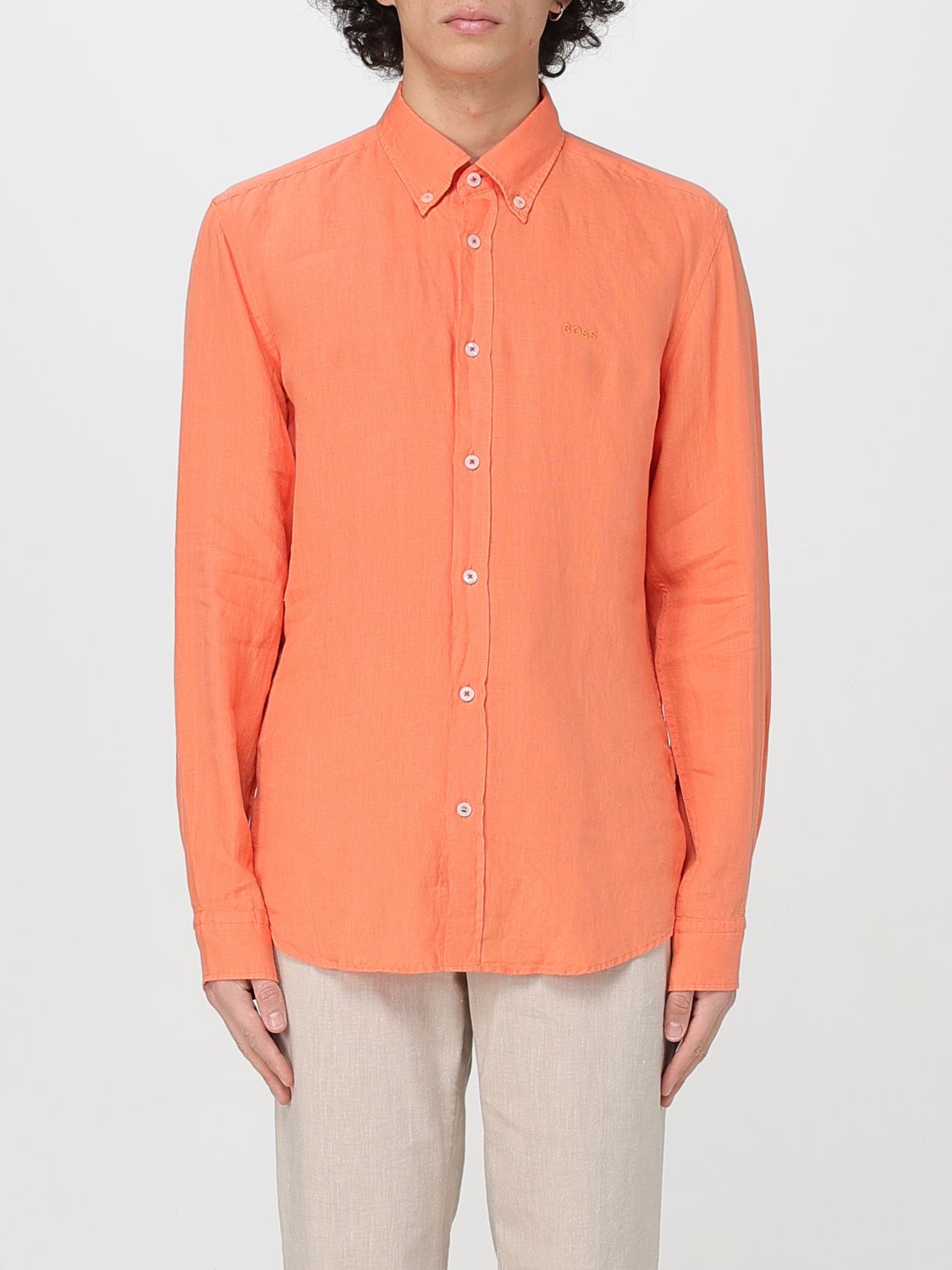 Shirt BOSS Men color Orange