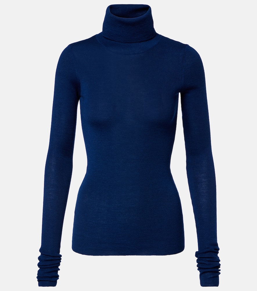 Utica wool and cotton turtleneck sweater