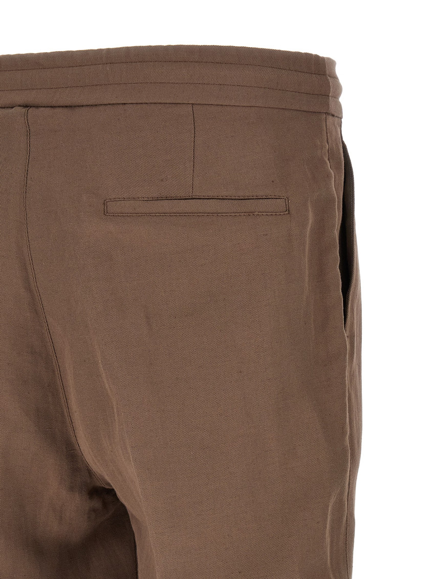 Drawstring Tapered Trousers
