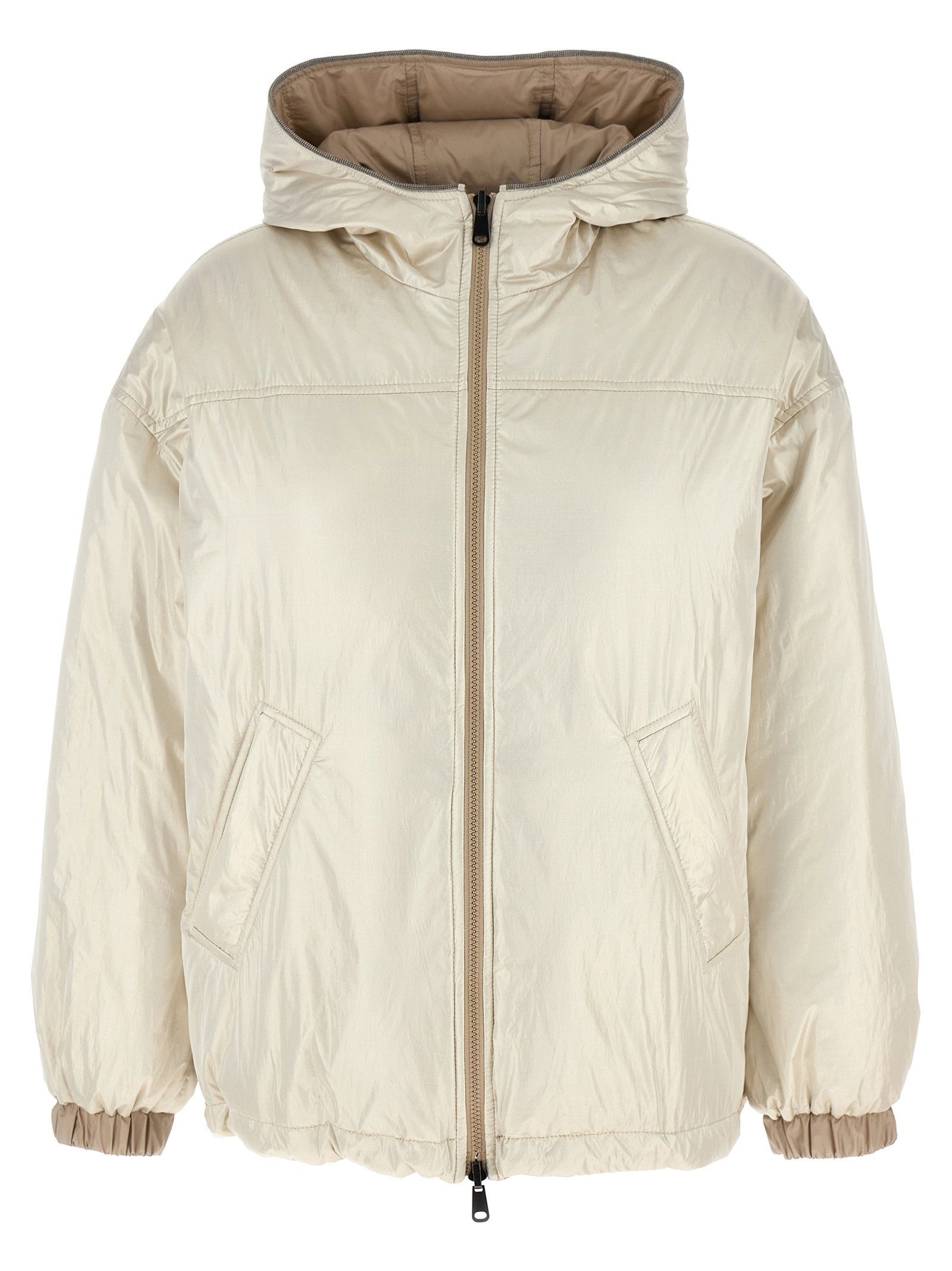 Laminated Reversible Down Jacket